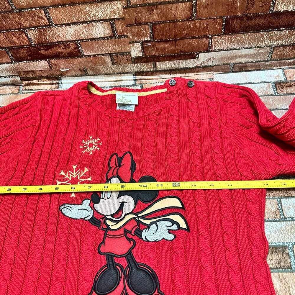 Disney Store Minnie Mouse cable knit Sweater XS - Picture 10 of 12